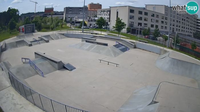 HD Live Webcam Nova Gorica – Skatepark - Slowenien