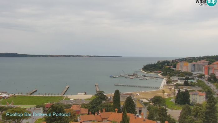 HD Live Webcam Webcam Portorož – Panorama Villa Bellevue