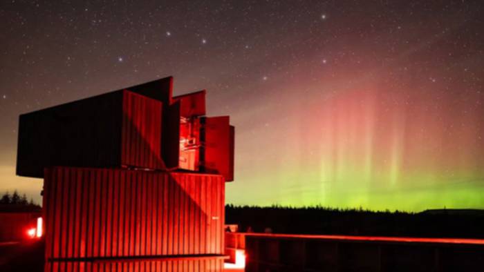 Seltener Anblick: Astronom filmt Polarlichter über England