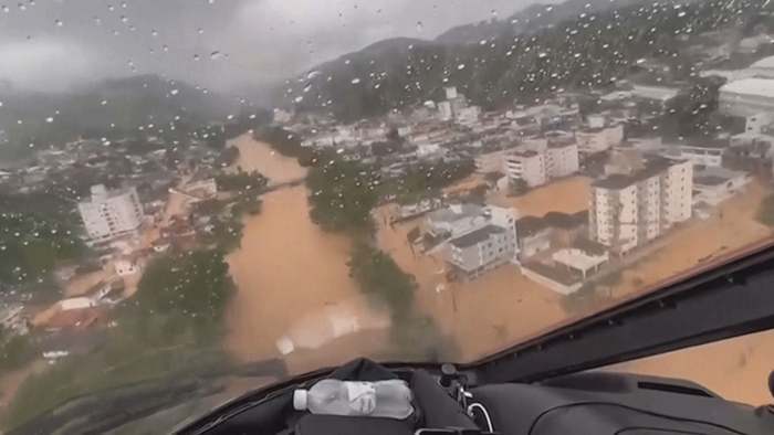 Mindestens zwei Tote: Starke Überschwemmungen im Süden Brasiliens