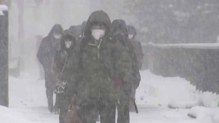 Extreme Kälte: Gefährlicher Schneesturm fegt über Japan hinweg