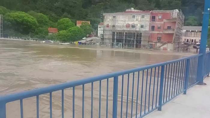 Straßen unter Wasser: Flut in Kroatien