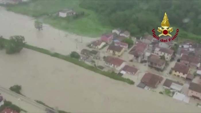 Italien: Überschwemmungen nach schweren Unwettern