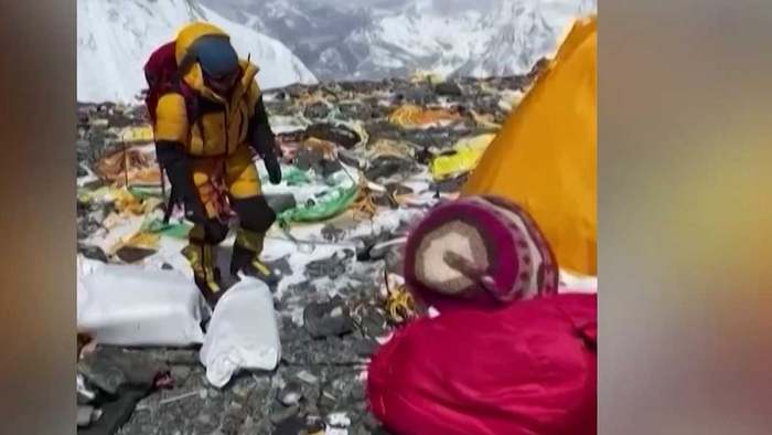 Umweltverschmutzung am Mount Everest: "Lasst euren Müll nicht am Berg"