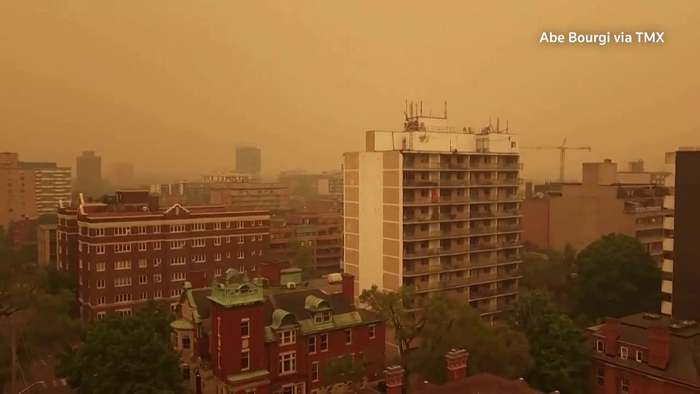 Starke Luftverschmutzung: Gesundheitswarnungen durch Waldbrandrauch in Nordamerika