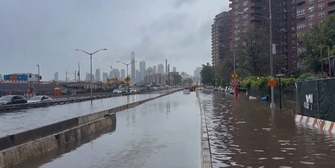 Sintflutartiger Regen in New York: Millionenmetropole unter Wasser