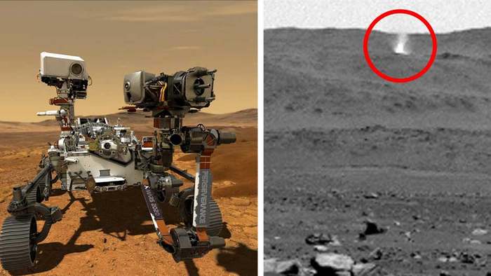 Wirbelsturm auf dem Mars – Perseverance filmt riesigen Staubteufel