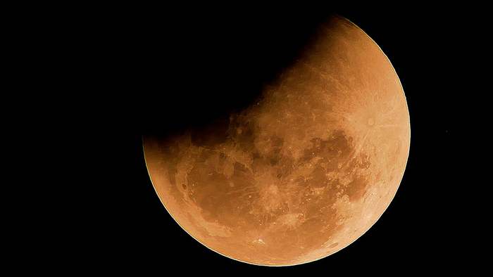 Himmelsspektakel am Samstag: Fahrplan der partiellen Mondfinsternis