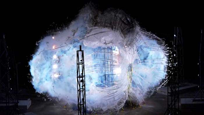 Spektakulärer Test: Aufblasbare Raumstation explodiert