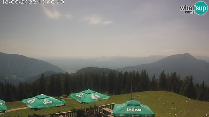 HD Live Webcam Berghütte Kofce - 1488m