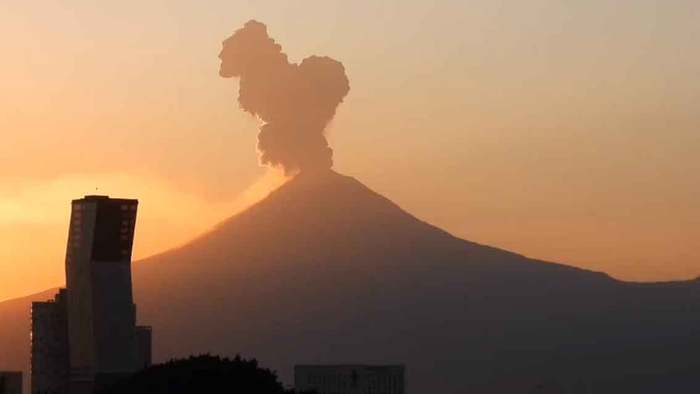 Vulkan bei Mexiko-Stadt ausgebrochen