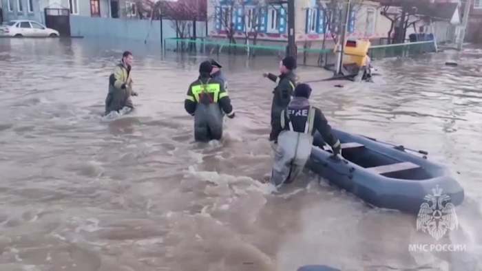 Ural-Hochwasser löst Katastrophe in Russland und Kasachstan aus