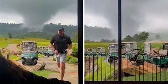 Golfer fliehen in Panik: Tornado fegt über Platz in Missouri
