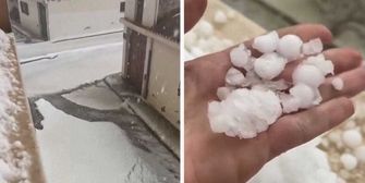 Heftige Unwetter in Spanien: Hagel sorgt für Winterlandschaft im Südosten