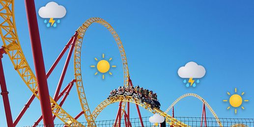 Video Wetter 16 Tage: Achterbahnfahrt zwischen Sonnenhochs und Gewittertiefs