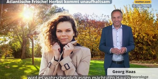 Video Wetter 16 Tage: Atlantische Frische! Herbst kommt unaufhaltsam