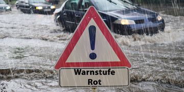 Rote Warnstufe in diesen Regionen - Überflutungsgefahr durch Dauerregenlage
