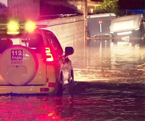 Heftige Regenfälle in spanischen Provinzen Saragossa und Valencia