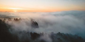 Nebelgrau und mildes Novemberwetter