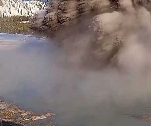 Kamera filmt massive Eruption im Yellowstone-Park