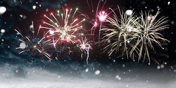 Vor allem in der Landesmitte fällt am Silvestertag örtlich Schnee.