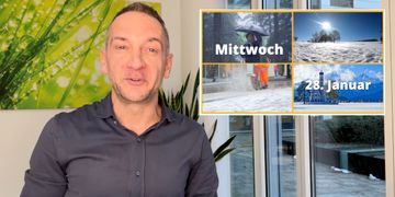 Tiefdruckgebiet bringt Neuschnee - Das Wetter in 60 Sekunden