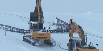 An der Zugspitze: Deutschlands letzter Gletscherlift gesprengt