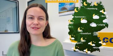 Regen über der Mitte, Sonne im Norden - Das Wetter in 60 Sekunden