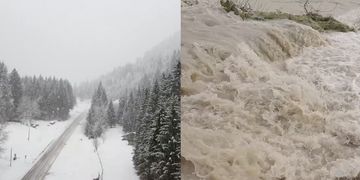 Eisheilige treffen Europa: Bis 40 cm Neuschnee in den Alpen - Überflutungsgefahr in Kroatien