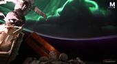 NASA-Astronaut filmt spektakuläre Nordlichter aus dem All