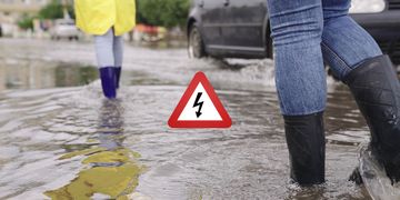 Gewitter mit Starkregen können am Samstag in Deutschland lokal für Überflutungen sorgen.