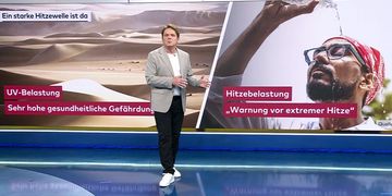 UV Belastung wie in Sahara: Meteorologe über Rekordhitze