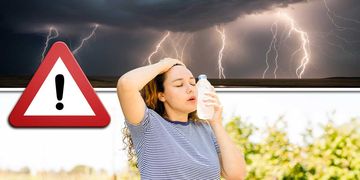 Im Rhein-Main-Gebiet wird es am Montag am heißesten, während im Norden Gewitter drohen.