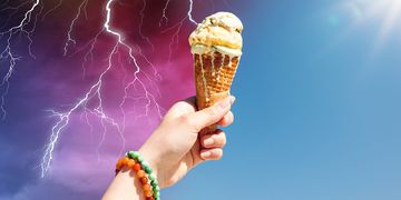 Am Mittwoch wird es wieder heiß. Auch kräftige Gewitter sind zu erwarten.