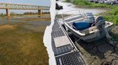 Historischer Tiefstand: Italiens größter Fluss teilweise ausgetrocknet