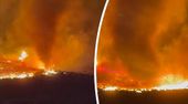 Phänomen "Feuerwirbel": Gefährliche Säule aus Flammen und Rauch wütet bei Brand in Nevada