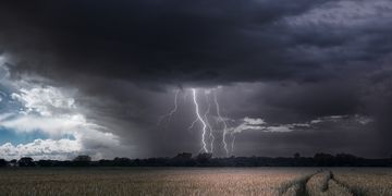 Am Montag, dem 17. August, kann es örtlich mächtig krachen.