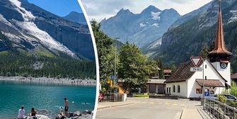 Berg droht abzurutschen: Felssturz bedroht Dorf in der Schweiz