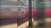 Starkregen in New York: Wassermassen fluten U-Bahn-Stationen