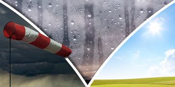 Islandtief bringt Wolken und Regenschauer - Das Wetter in 60 Sekunden