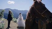 Ungebetener Hochzeitsgast: Pferd galoppiert mit Deko davon