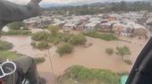 Verheerende Flut: Hubschrauber müssen Familien in Chile retten