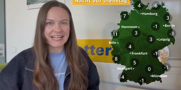 Freundlicher Mittwoch voraus - Das Wetter in 60 Sekunden