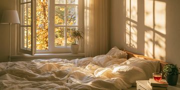 Richtiges Lüften ist im Herbst besonders wichtig um Schimmel vorzubeugen.