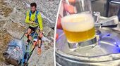 48 Jahre im Gletschereis konserviert: Verschollenes Bier angezapft