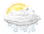 leichter Schneeregen leichter Schneeregen