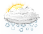 leichter Schneefall leichter Schneefall