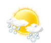 leichter Schnee / Regenschauer leichter Schnee / Regenschauer