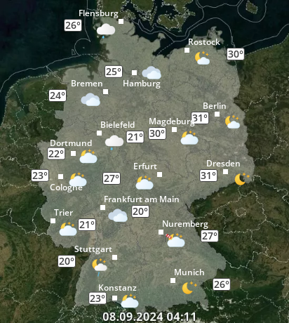 Zu den Unwetterwarnungen