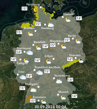 Zu den Unwetterwarnungen